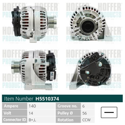 HOFFER Generátor H5510374_HOF