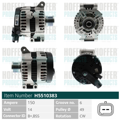 HOFFER Generátor H5510383_HOF