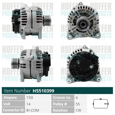 HOFFER Generátor H5510399_HOF