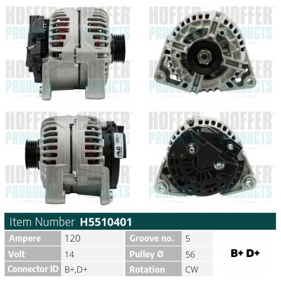 HOFFER Generátor H5510401_HOF