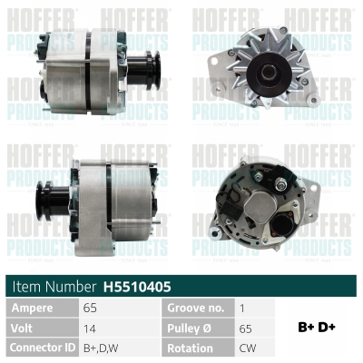 HOFFER Generátor H5510405_HOF