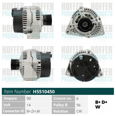 HOFFER Generátor H5510450_HOF