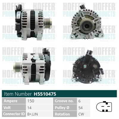 HOFFER Generátor H5510475_HOF