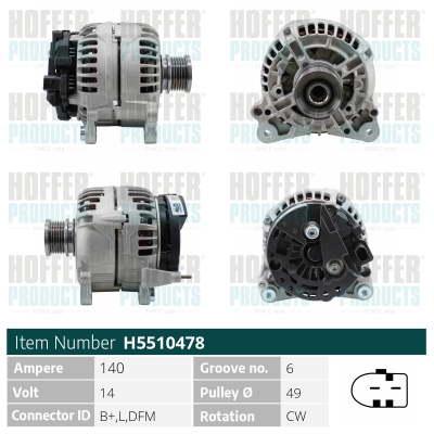 HOFFER Generátor H5510478_HOF