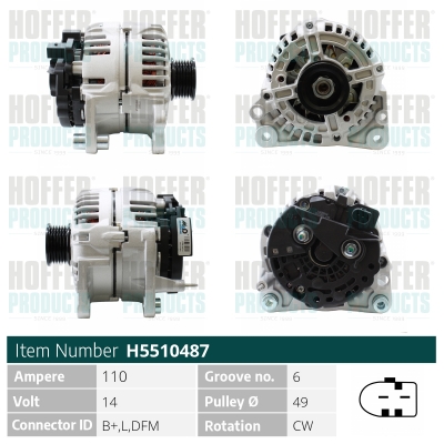 HOFFER Generátor H5510487_HOF