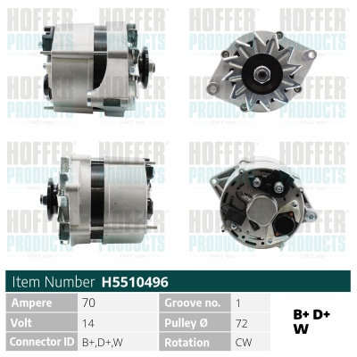 HOFFER Generátor H5510496_HOF