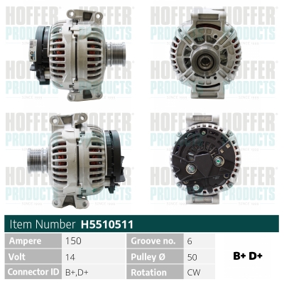 HOFFER Generátor H5510511_HOF