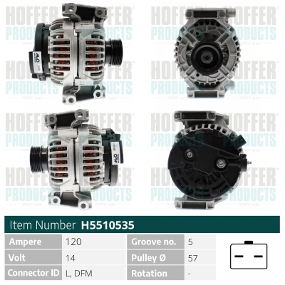 HOFFER H5510535_HOF Generátor