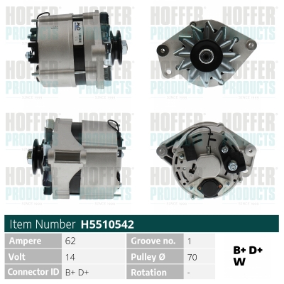 HOFFER Generátor H5510542_HOF