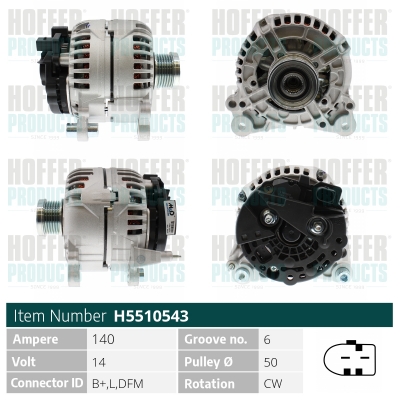 HOFFER Generátor H5510543_HOF