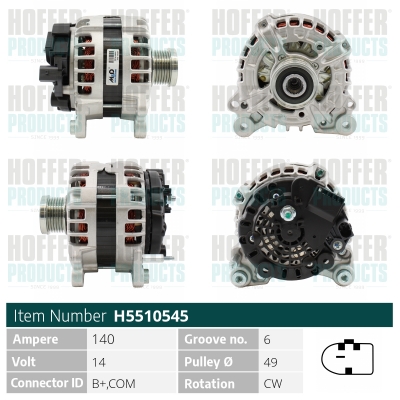 HOFFER Generátor H5510545_HOF