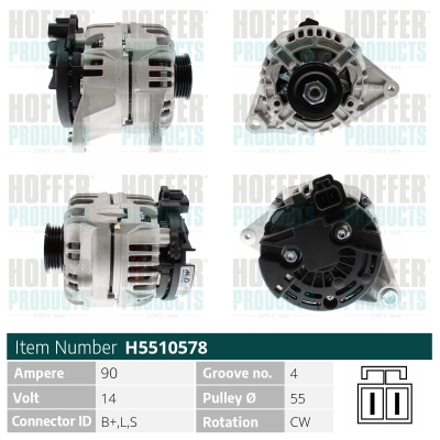 HOFFER Generátor H5510578_HOF