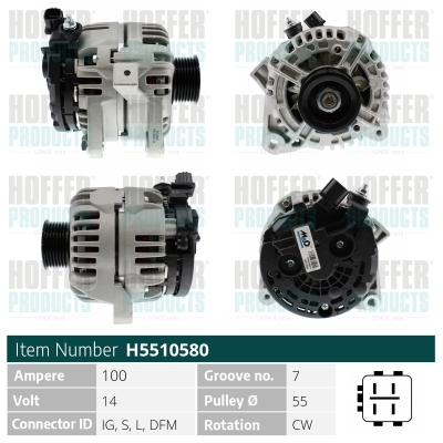 HOFFER Generátor H5510580_HOF