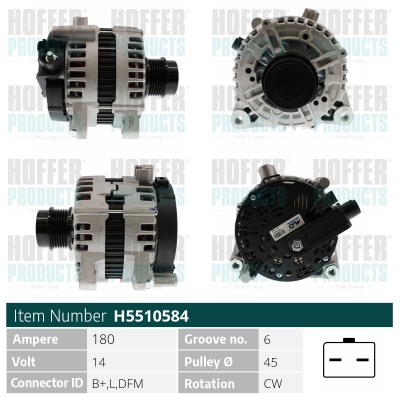 HOFFER Generátor H5510584_HOF