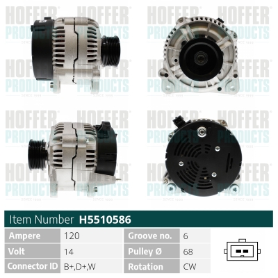 HOFFER Generátor H5510586_HOF