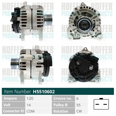 HOFFER Generátor H5510602_HOF