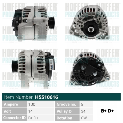 HOFFER Generátor H5510616_HOF