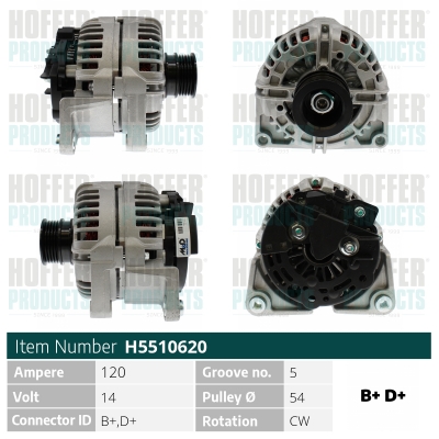 HOFFER Generátor H5510620_HOF