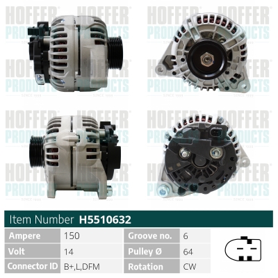 HOFFER Generátor H5510632_HOF