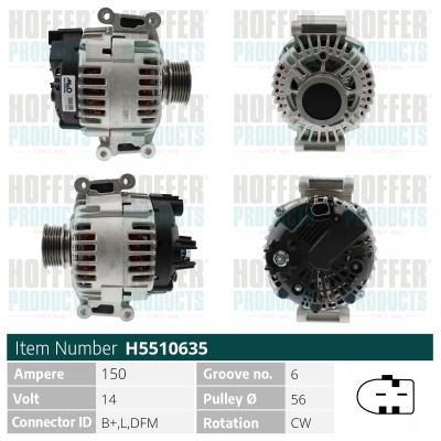 HOFFER Generátor H5510635_HOF