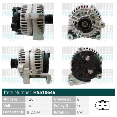 HOFFER Generátor H5510646_HOF