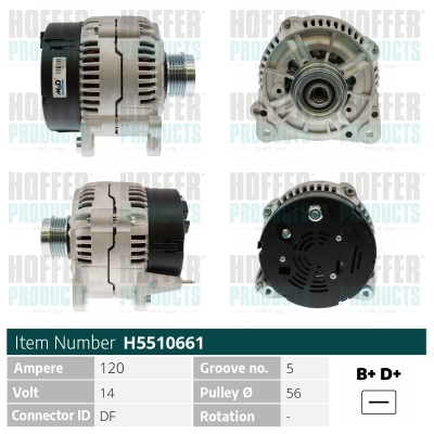 HOFFER Generátor H5510661_HOF