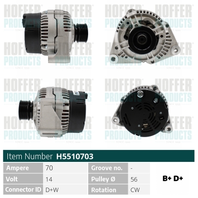 HOFFER Generátor H5510703_HOF