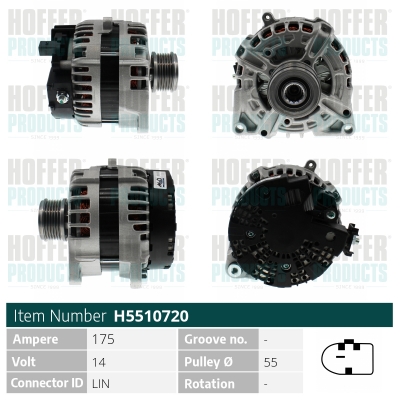 HOFFER Generátor H5510720_HOF