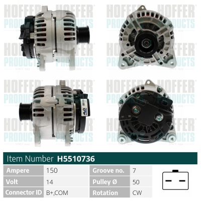 HOFFER Generátor H5510736_HOF