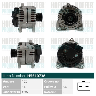 HOFFER Generátor H5510738_HOF