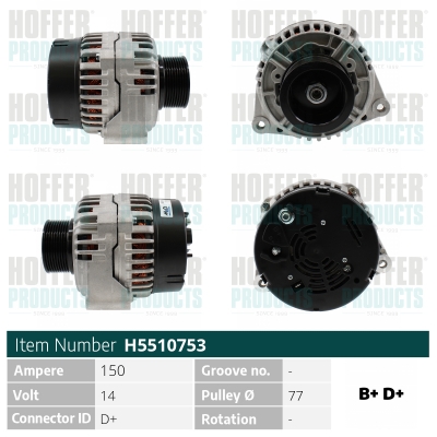 HOFFER Generátor H5510753_HOF