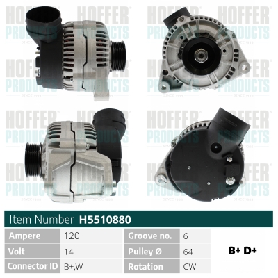 HOFFER Generátor H5510880_HOF