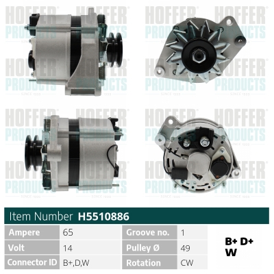 HOFFER Generátor H5510886_HOF