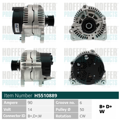 HOFFER Generátor H5510889_HOF