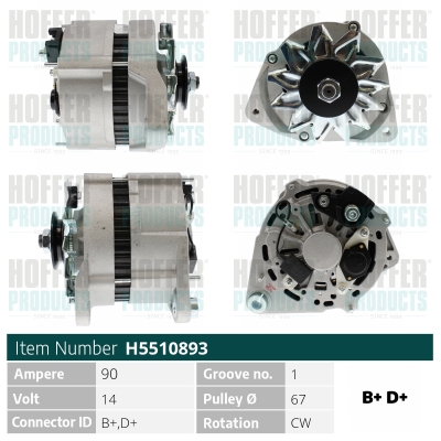 HOFFER Generátor H5510893_HOF