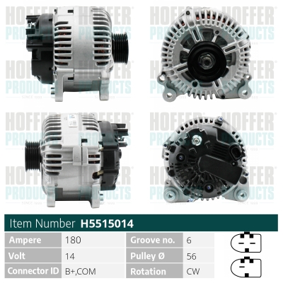 HOFFER Generátor H5515014_HOF