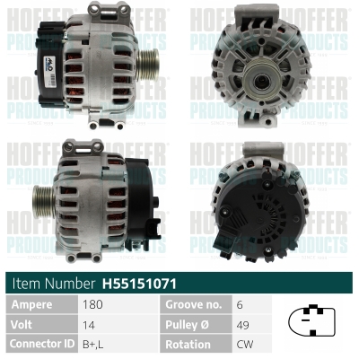 HOFFER Generátor H55151071_HOF