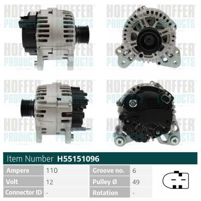 HOFFER Generátor H55151096_HOF