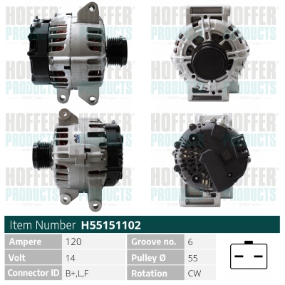 HOFFER Generátor H55151102_HOF