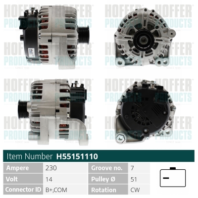 HOFFER Generátor H55151110_HOF