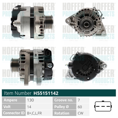 HOFFER Generátor H55151142_HOF