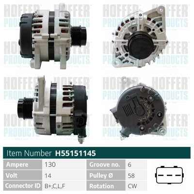 HOFFER Generátor H55151145_HOF