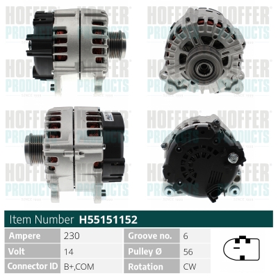 HOFFER Generátor H55151152_HOF