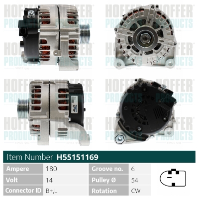 HOFFER Generátor H55151169_HOF