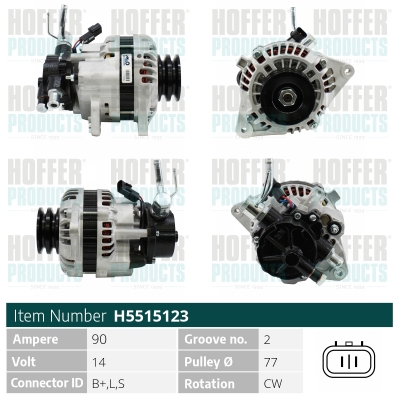 HOFFER Generátor H5515123_HOF