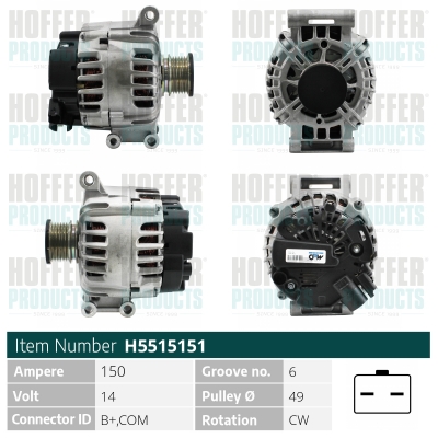 HOFFER Generátor H5515151_HOF