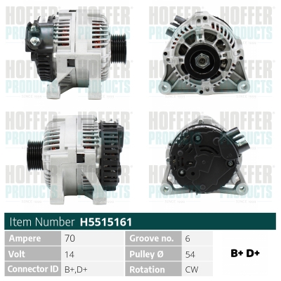 HOFFER Generátor H5515161_HOF