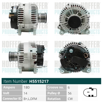 HOFFER Generátor H5515217_HOF