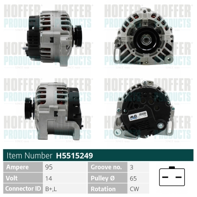 HOFFER Generátor H5515249_HOF