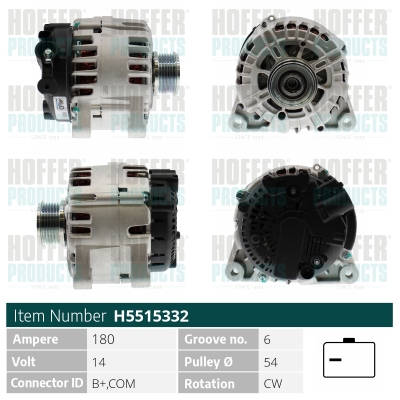 HOFFER Generátor H5515332_HOF